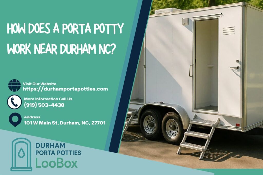 How Does A Porta Potty Work near Durham NC