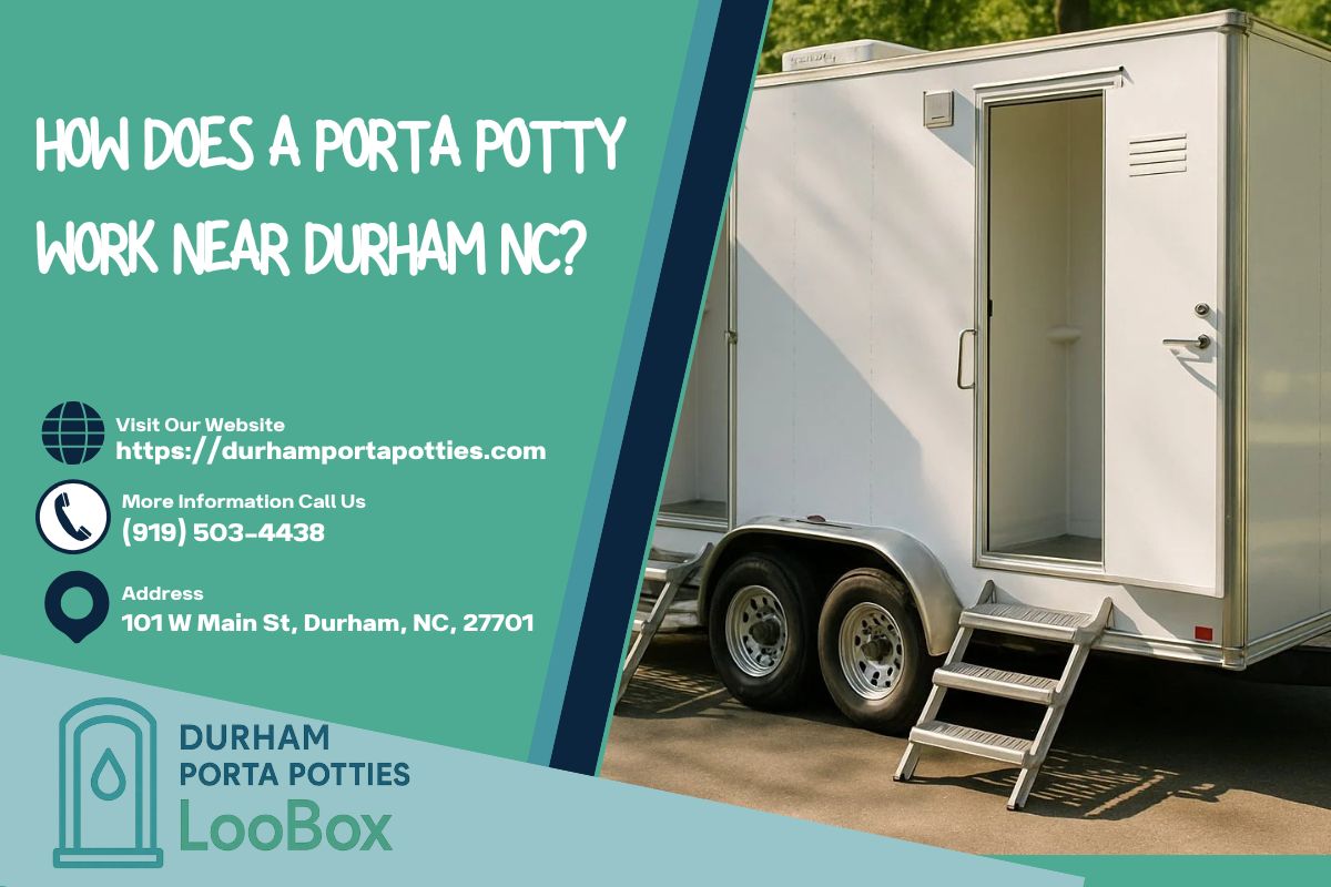 How Does A Porta Potty Work near Durham NC